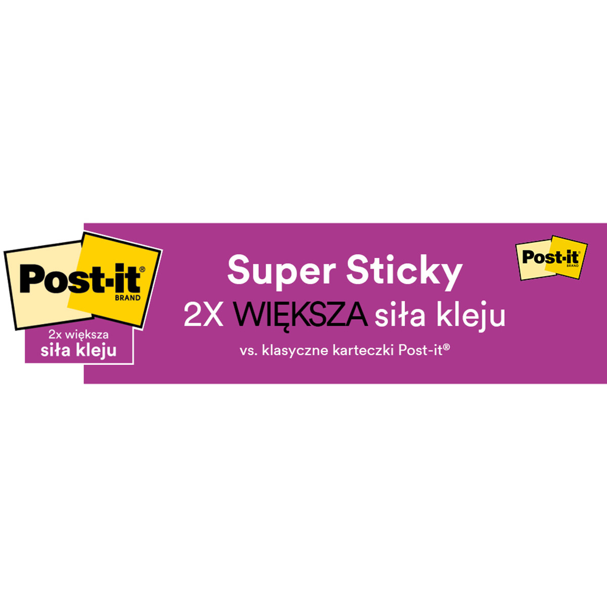 Karteczki samoprzylepne Post-it Super Sticky Z-Notes Boost 76x76mm 5x90k